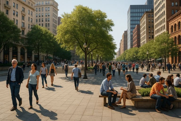 Cidades Para Pessoas: Repensando o Futuro Urbano 1 Cidades para Pessoas - O Despertar das Cidades Humanas - A Urgência de Reconectar Pessoas e Espaços